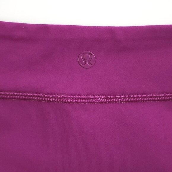 Lululemon City Skirt Regal Plum Cottony Soft Luon Stretch Size 6 - Picture 9 of 13